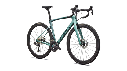 Roubaix SL8 Expert - Shimano Ultegra Di2 - Gloss Fjord Metallic / Pearl / Emerald Metallic