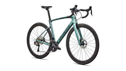 Roubaix SL8 Expert - Shimano Ultegra Di2 - Gloss Fjord Metallic / Pearl / Emerald Metallic