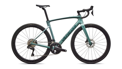 Roubaix SL8 Expert - Shimano Ultegra Di2 - Gloss Fjord Metallic / Pearl / Emerald Metallic