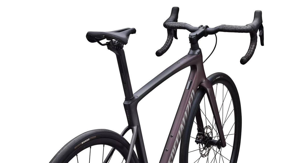 Roubaix SL8 Comp - Shimano 105 Di2 - Satin Solidity Metallic / Metallic Obsidian / Smoke