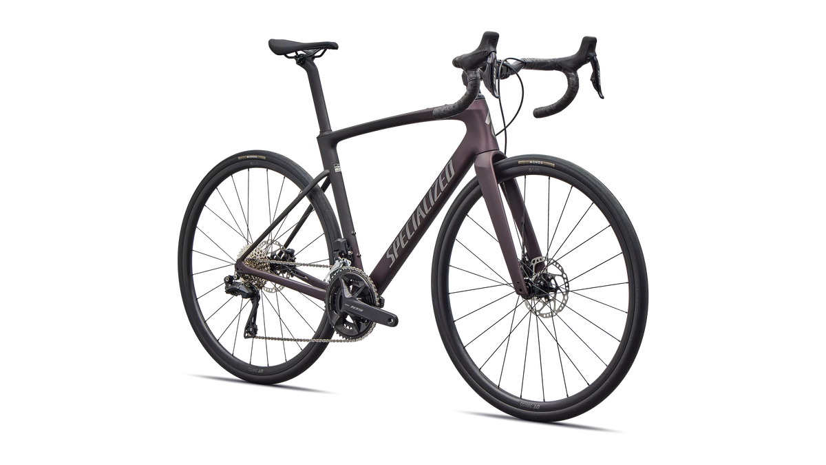 Roubaix SL8 Comp - Shimano 105 Di2 - Satin Solidity Metallic / Metallic Obsidian / Smoke