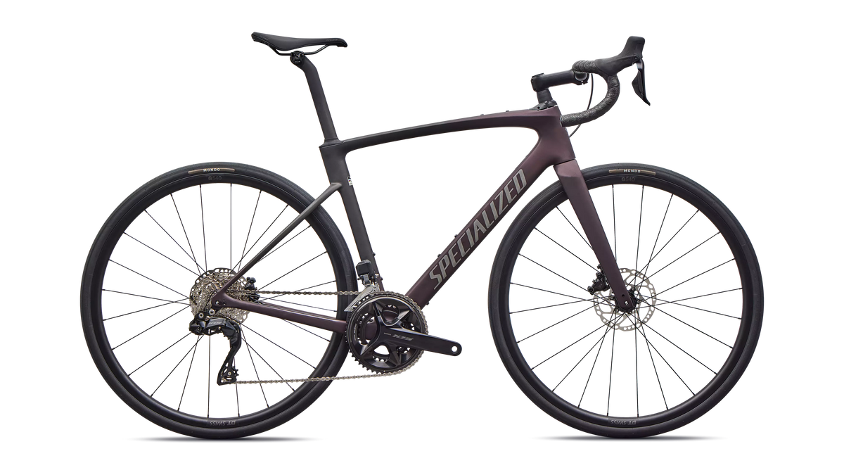 Roubaix SL8 Comp - Shimano 105 Di2 - Satin Solidity Metallic / Metallic Obsidian / Smoke