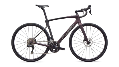 Roubaix SL8 Comp - Shimano 105 Di2 - Satin Solidity Metallic / Metallic Obsidian / Smoke