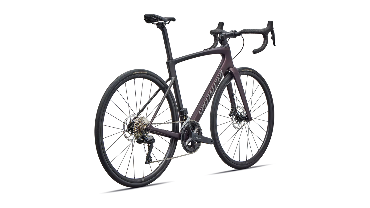 Roubaix SL8 Comp - Shimano 105 Di2 - Satin Solidity Metallic / Metallic Obsidian / Smoke