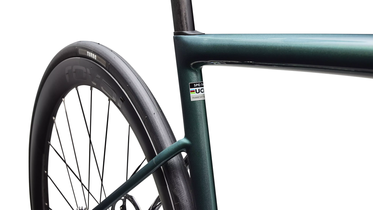 S-Works Tarmac SL8 - SRAM RED AXS (2026) - Gloss Premium Fjord Metallic / Metallic White