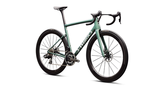 S-Works Tarmac SL8 - SRAM RED AXS (2026) - Gloss Premium Fjord Metallic / Metallic White