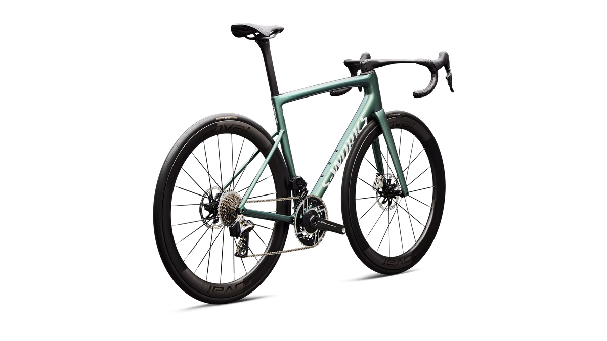 S-Works Tarmac SL8 - SRAM RED AXS (2026) - Gloss Premium Fjord Metallic / Metallic White