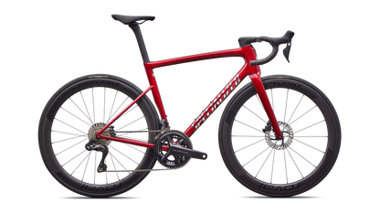 Tarmac SL8 Pro - Shimano Ultegra Di2 (2026) - Gloss Red Sky / Chrome