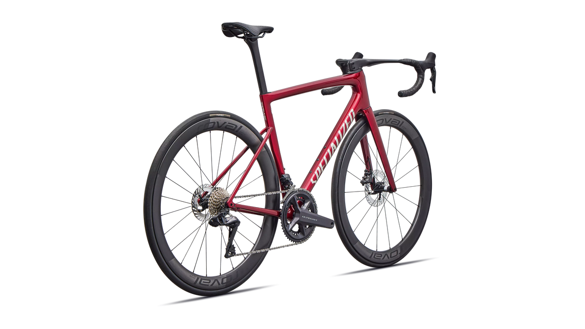 Tarmac SL8 Pro - Shimano Ultegra Di2 (2026) - Gloss Red Sky / Chrome
