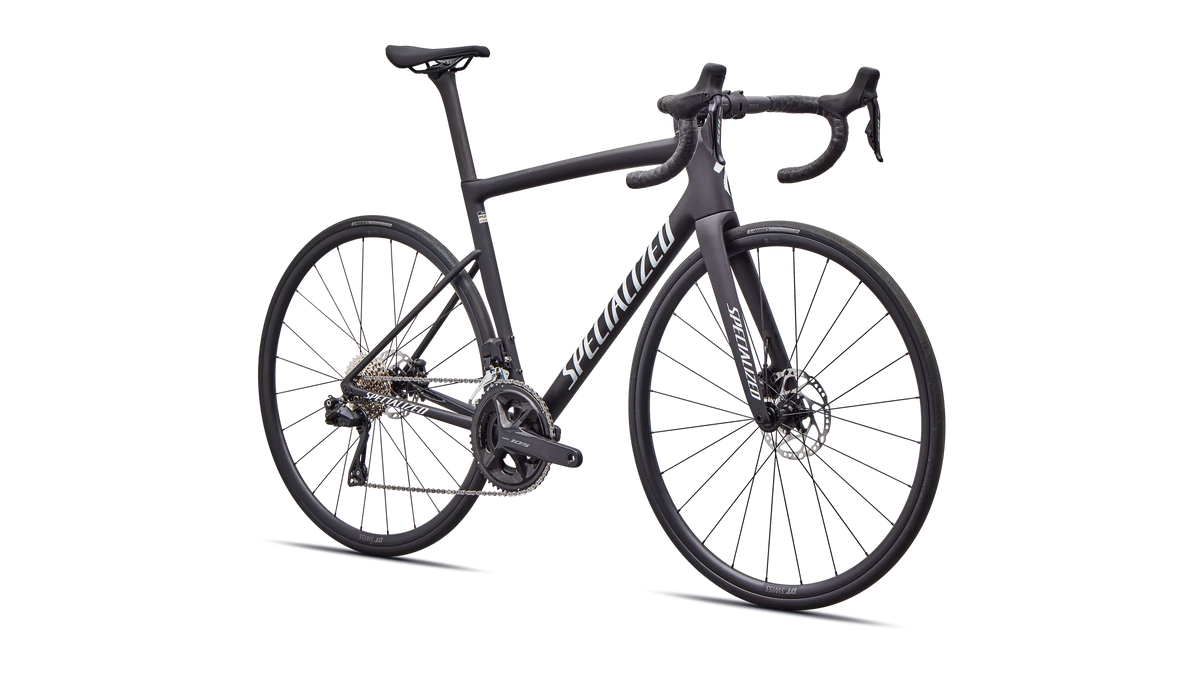 Tarmac SL8 Comp - Shimano 105 Di2 - Satin Carbon / White
