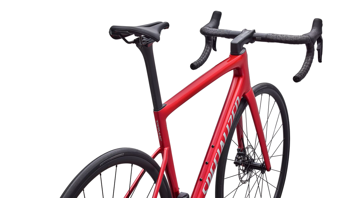 Tarmac SL8 Comp - Shimano 105 Di2 - Gloss Red Tint / Silver Dust