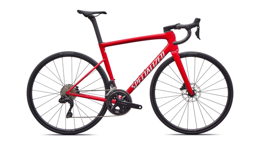 Tarmac SL8 Comp - Shimano 105 Di2 - Gloss Red Tint / Silver Dust