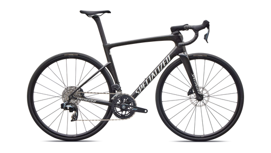 Tarmac SL9 Comp with SRAM Rival AXS - Gloss Charcoal Tint / Dolomite Metallic
