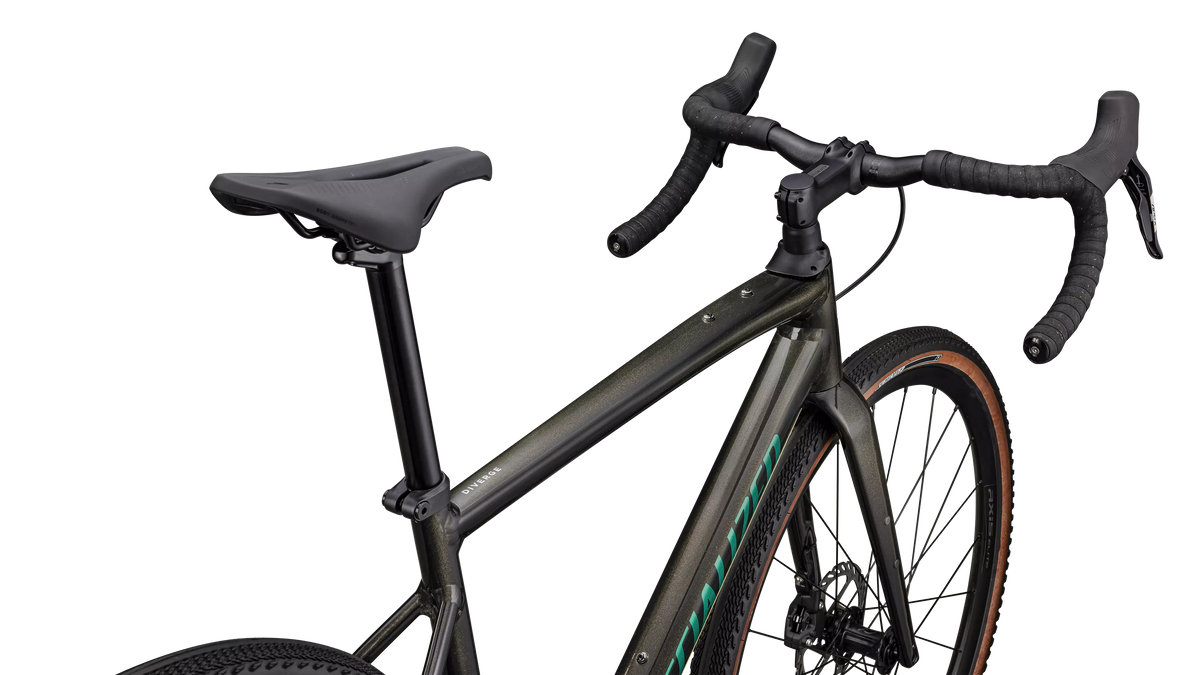 Diverge Comp E5 - SRAM Apex - Metallic Obsidian / Metallic Pine Green