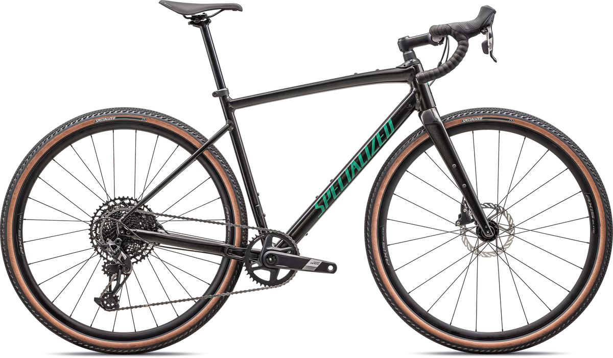 Diverge Comp E5 - SRAM Apex - Metallic Obsidian / Metallic Pine Green