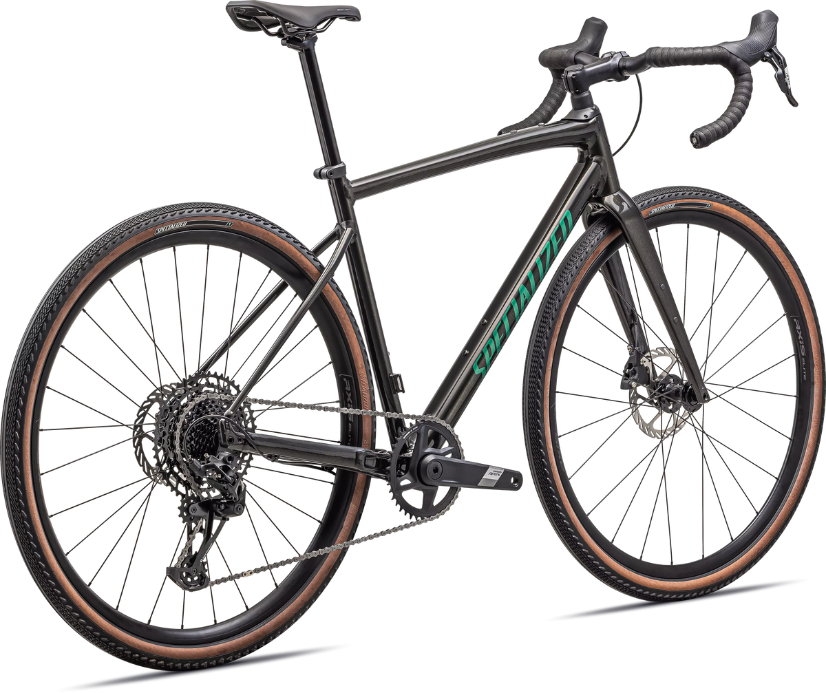 Diverge Comp E5 - SRAM Apex - Metallic Obsidian / Metallic Pine Green