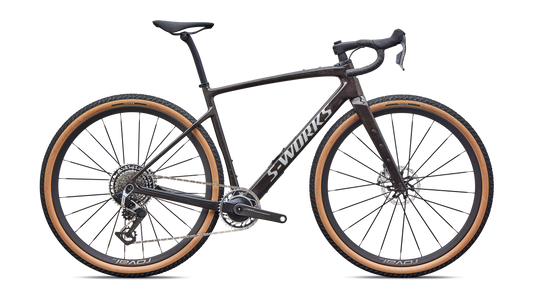 S-Works Diverge 4 SRAM Red XPLR - Warm Smoke Metallic/carbon Silver Dust