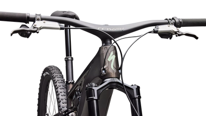 S-Works Turbo Levo R (2027) - Gloss Warm Smoke Metallic / Smoke / Pistachio