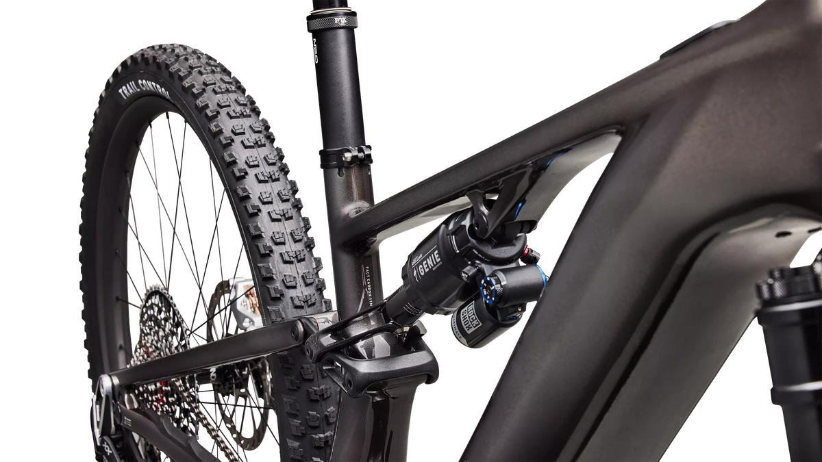 S-Works Turbo Levo R (2027) - Gloss Warm Smoke Metallic / Smoke / Pistachio