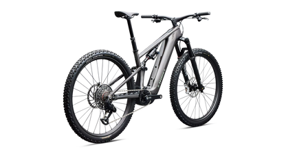 S-Works Turbo Levo R (2027) - Gloss Warm Smoke Metallic / Smoke / Pistachio
