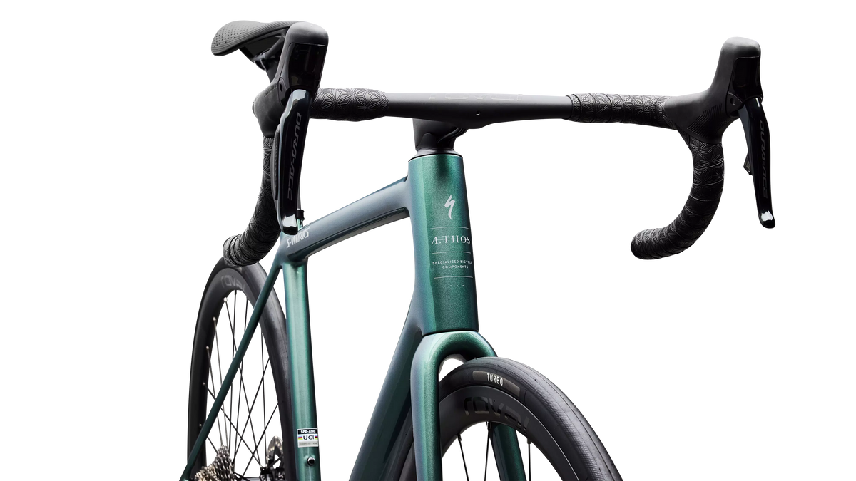 S-Works Aethos 2 - Shimano Dura-Ace Di2 - Gloss Premium Fjord Metallic / Dolomite Metallic