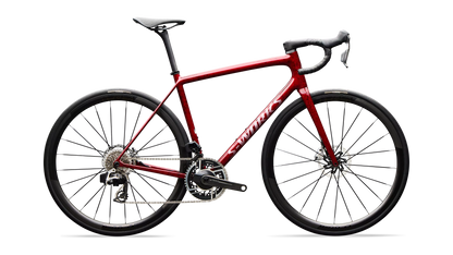 S-Works Aethos 2 - SRAM RED AXS - Sandstone Metallic Base / Red Tint