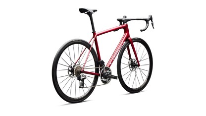 S-Works Aethos 2 - SRAM RED AXS - Sandstone Metallic Base / Red Tint