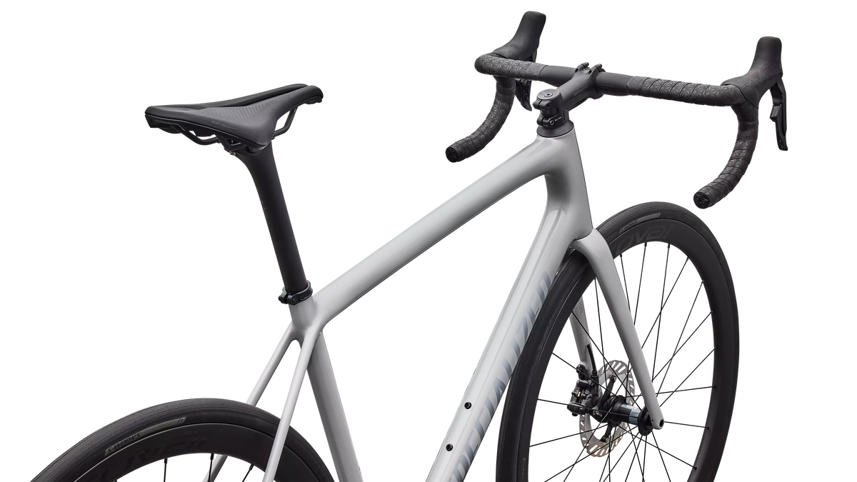 Aethos 2 Expert - Shimano Ultegra Di2 - Gloss Dolomite Metallic / Blue Pearl Over Shadow Silver