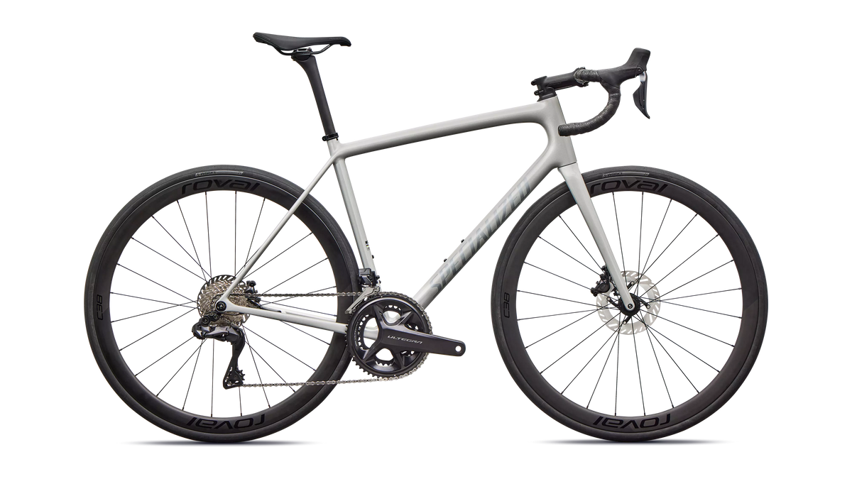 Aethos 2 Expert - Shimano Ultegra Di2 - Gloss Dolomite Metallic / Blue Pearl Over Shadow Silver