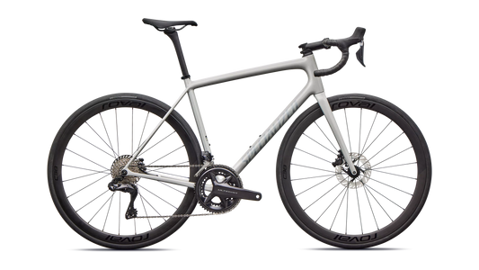 Aethos 2 Expert - Shimano Ultegra Di2 - Gloss Dolomite Metallic / Blue Pearl Over Shadow Silver