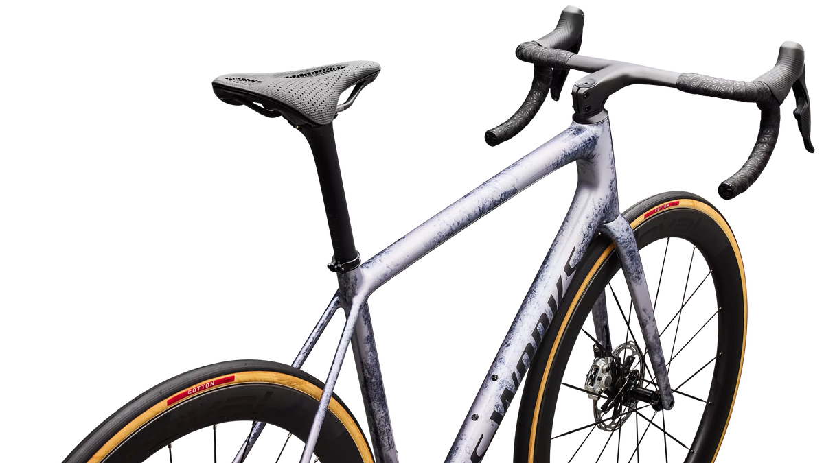 S-Works Aethos 2 - SRAM RED AXS (2027) - Gloss Charcoal Tint / Amethyst Frost / Metallic Obsidian