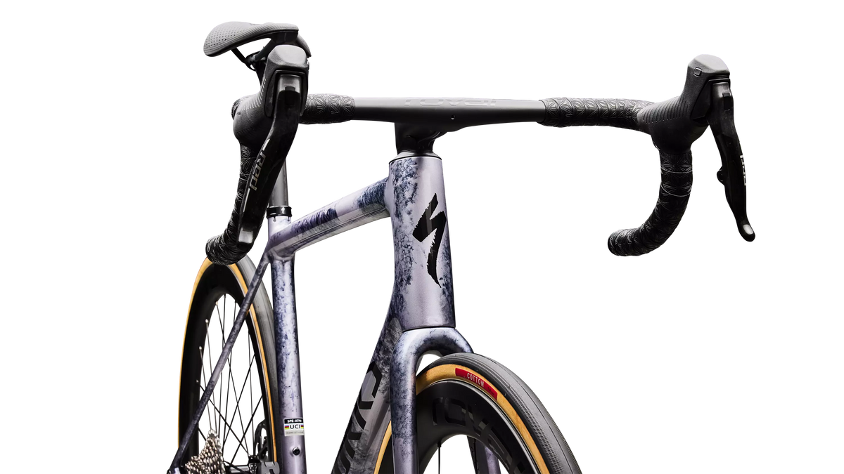 S-Works Aethos 2 - SRAM RED AXS (2027) - Gloss Charcoal Tint / Amethyst Frost / Metallic Obsidian