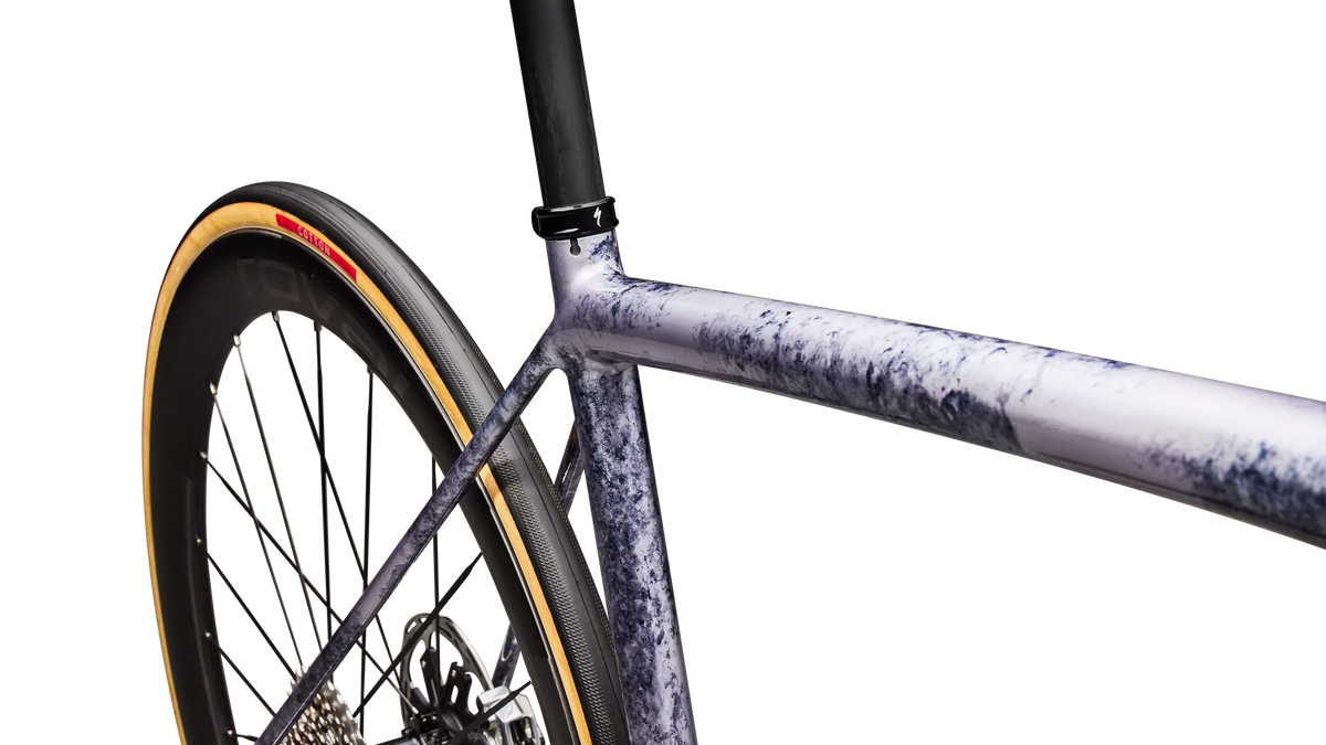 S-Works Aethos 2 - SRAM RED AXS (2027) - Gloss Charcoal Tint / Amethyst Frost / Metallic Obsidian