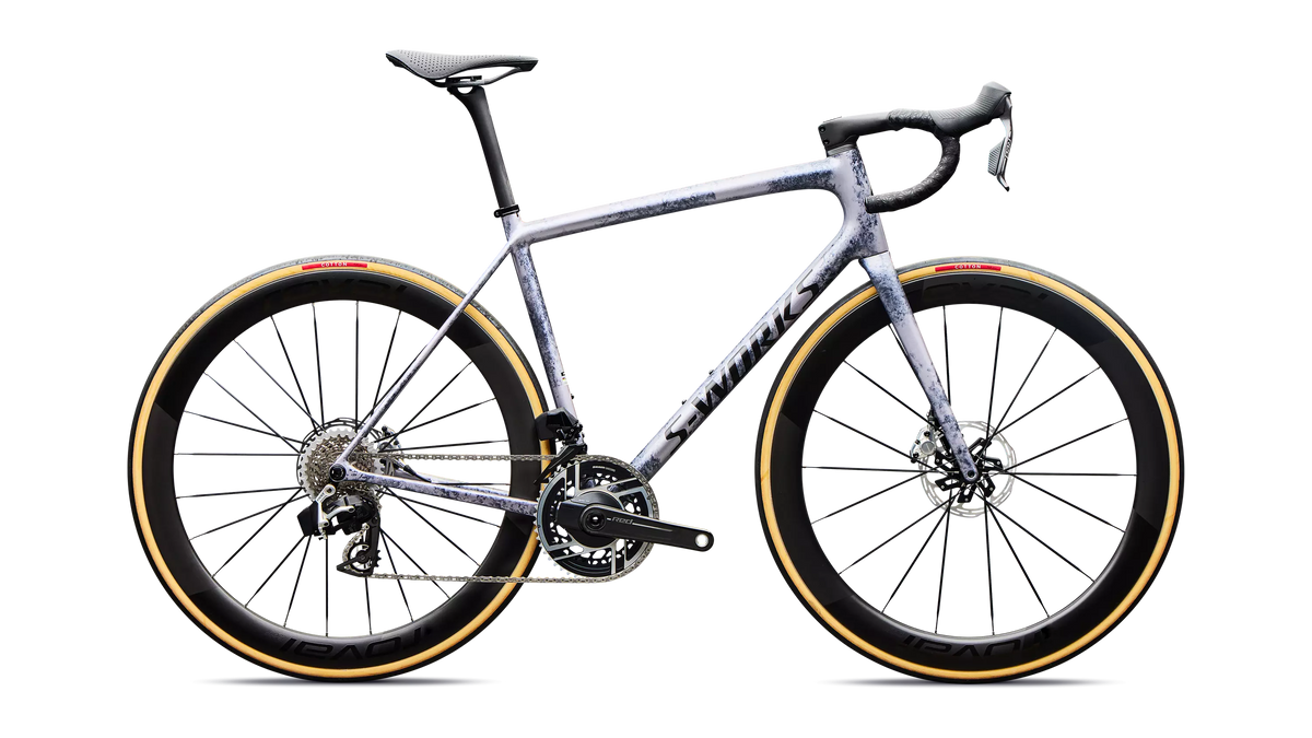 S-Works Aethos 2 - SRAM RED AXS (2027) - Gloss Charcoal Tint / Amethyst Frost / Metallic Obsidian