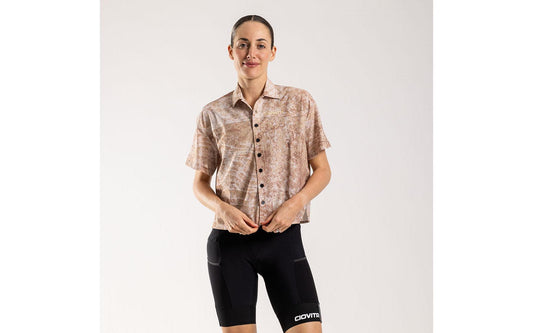 Ciovita Women's Short Sleeve Adventure Shirt (Sand Storm)