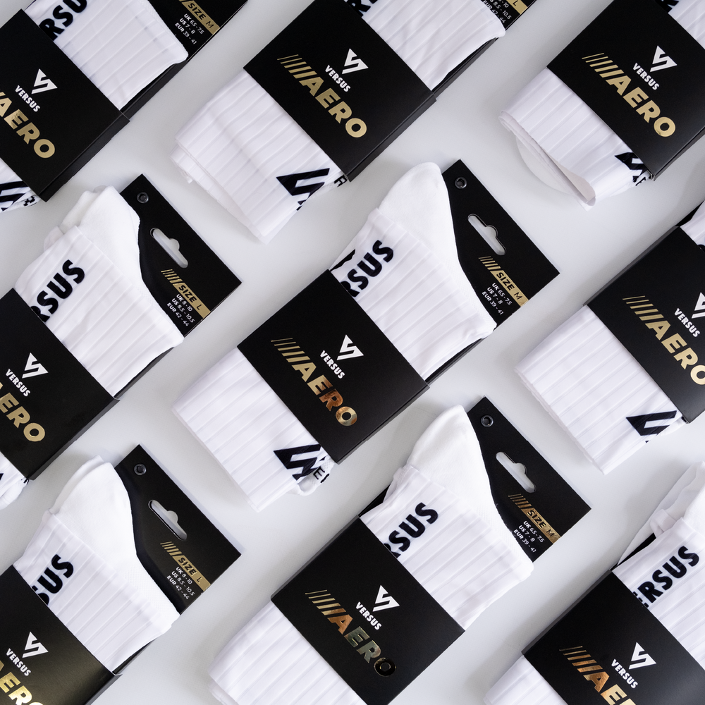 VERSUS White Lightning AERO Socks